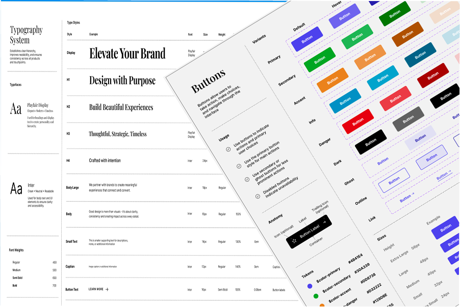 Figma Design System Project Preview